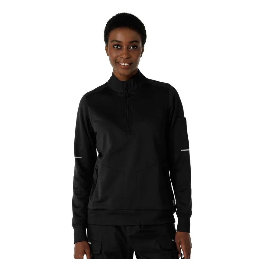 Jersey médico Rugged Flex® Rscu de media cremallera para mujer