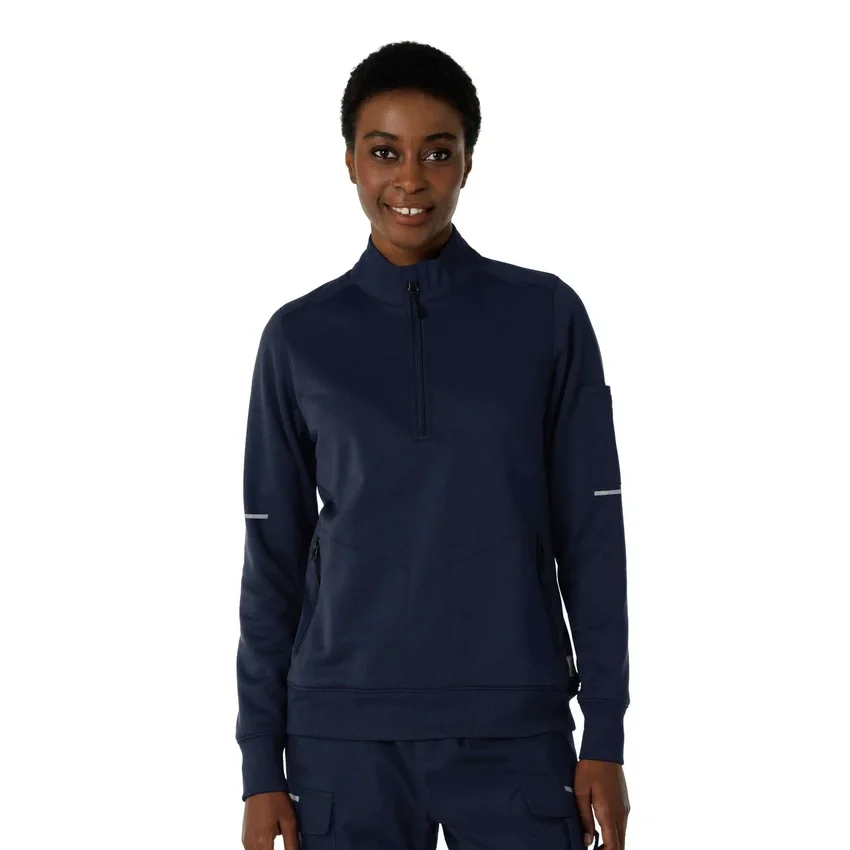 Jersey médico Rugged Flex® Rscu de media cremallera para mujer