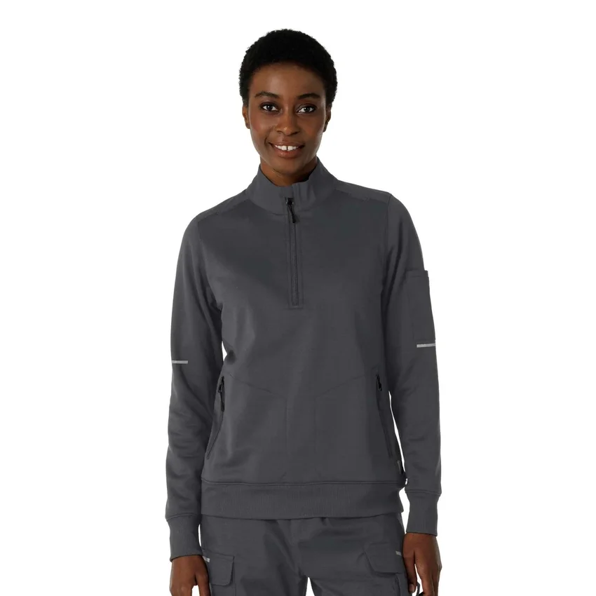 Jersey médico Rugged Flex® Rscu de media cremallera para mujer
