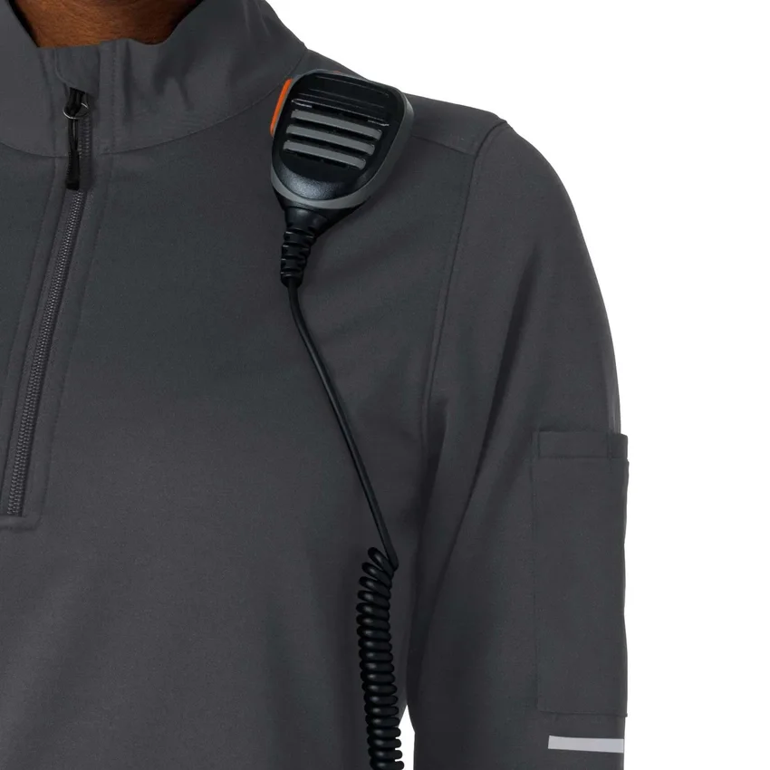 Jersey médico Rugged Flex® Rscu de media cremallera para mujer