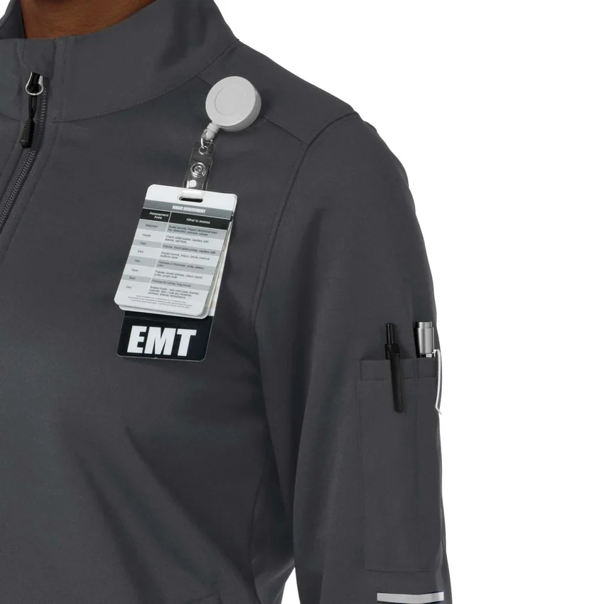 Jersey médico Rugged Flex® Rscu de media cremallera para mujer