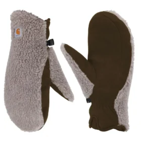 Manoplas aislantes de sherpa para mujer