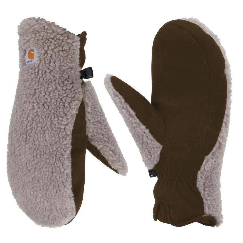 Manoplas aislantes de sherpa para mujer