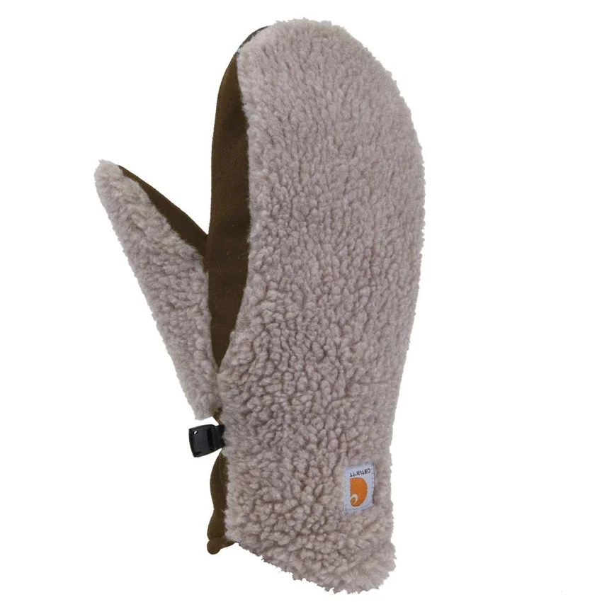 Manoplas aislantes de sherpa para mujer