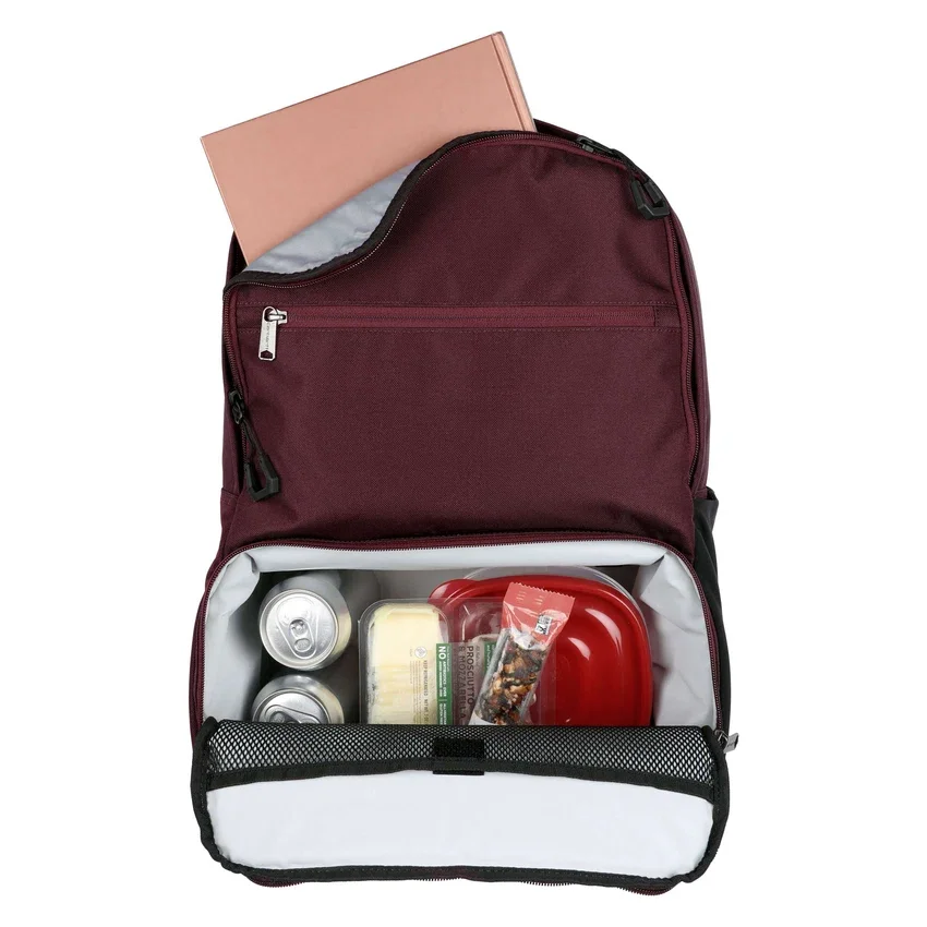 Mochila nevera con dos compartimentos aislados