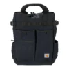 Mochila tipo tote convertible de nailon con cierre de cordón, 28 L