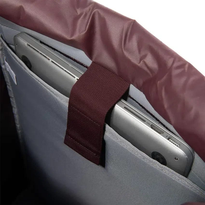 Mochila tipo tote convertible de nailon con cierre de cordón, 28 L