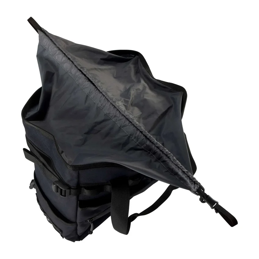 Mochila tipo tote convertible de nailon con cierre de cordón, 28 L