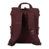 Mochila tipo tote convertible de nailon con cierre de cordón, 28 L