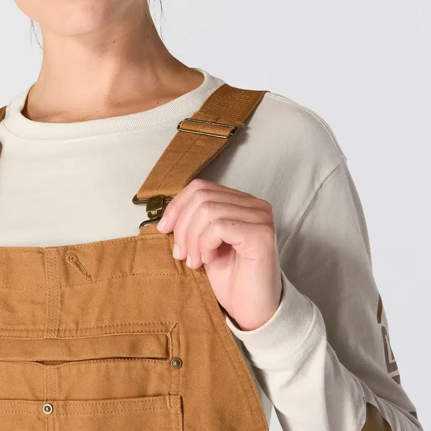 Mono aislante de lona lavada para mujer
