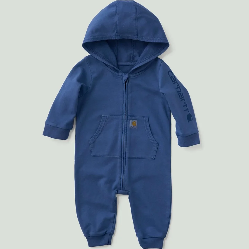 Mono con capucha de manguitos largos para niño, teñido en prenda y rediseñado (Bebé)