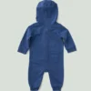 Mono con capucha de manguitos largos para niño, teñido en prenda y rediseñado (Bebé)