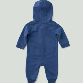 Mono con capucha de manguitos largos para niño, teñido en prenda y rediseñado (Bebé)