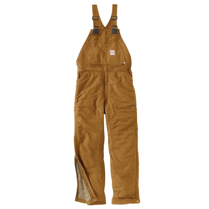 Mono de peto aislante de lona de algodón de corte holgado para hombre Fr - Mono ignífugo
