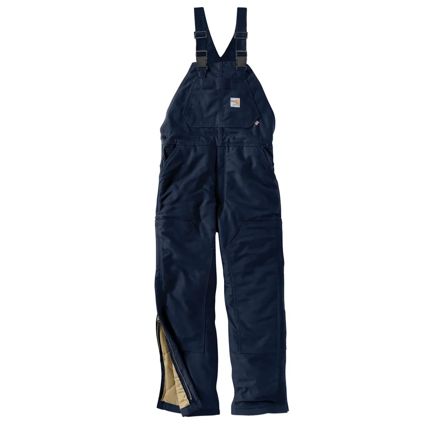 Mono de peto aislante de lona de algodón de corte holgado para hombre Fr - Mono ignífugo