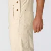Mono de pintor de tela de sarga de corte holgado de la serie Crafted para hombre