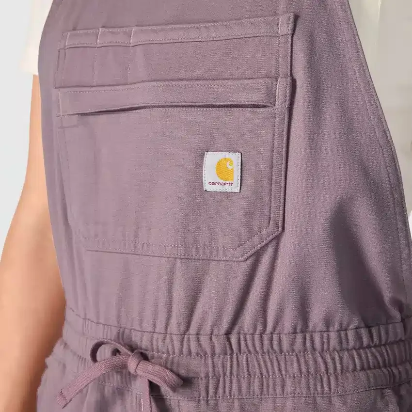 Mono de trabajo para mujer Force de corte holgado en tejido ripstop - Monos de trabajo para mujer