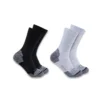 Pack de 2 pares de calcetines de caña media Carhartt Force® para mujer, de mezcla sintética de peso medio