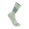 Pack de 2 pares de calcetines de caña media para mujer de mezcla de lana sintética con diseño Fair Isle
