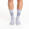 Pack de 2 pares de calcetines de caña media para mujer de mezcla de lana sintética con diseño Fair Isle