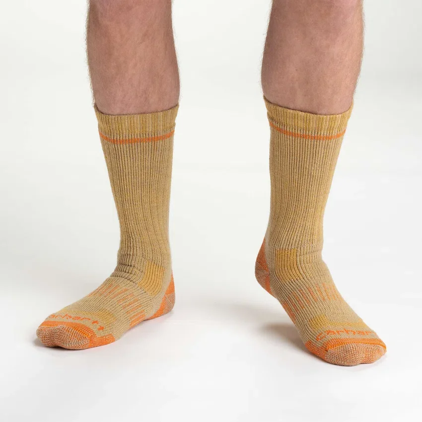 Pack de 2 pares de calcetines para botas de mezcla de lana sintética de grosor medio