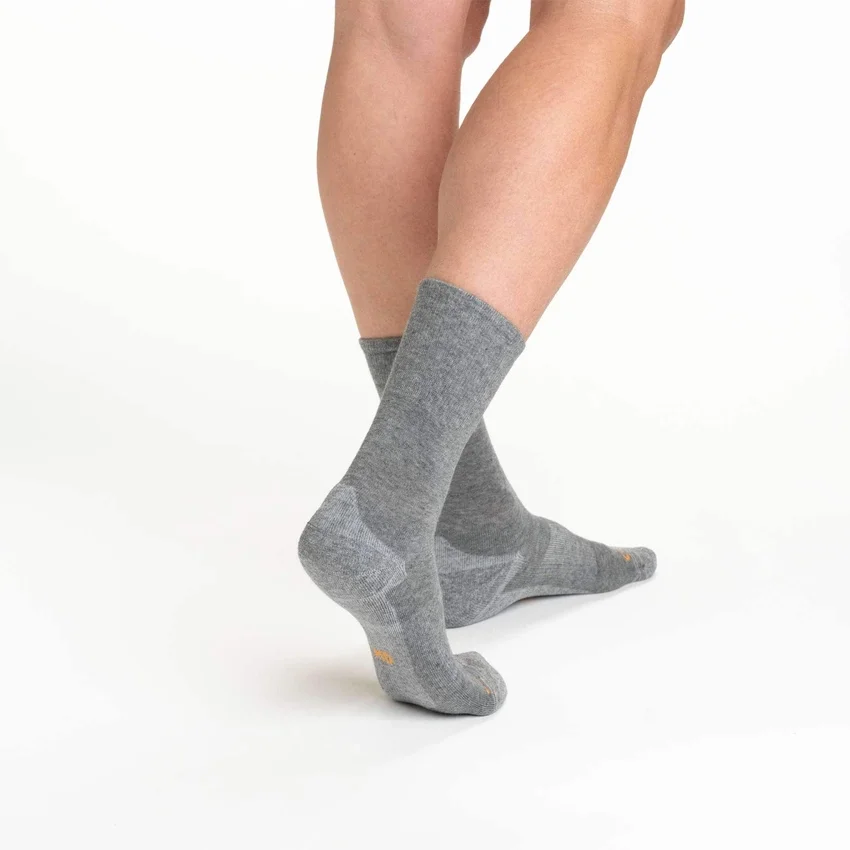 Pack de 3 pares de calcetines cortos de algodón y Tencel de peso medio para mujer