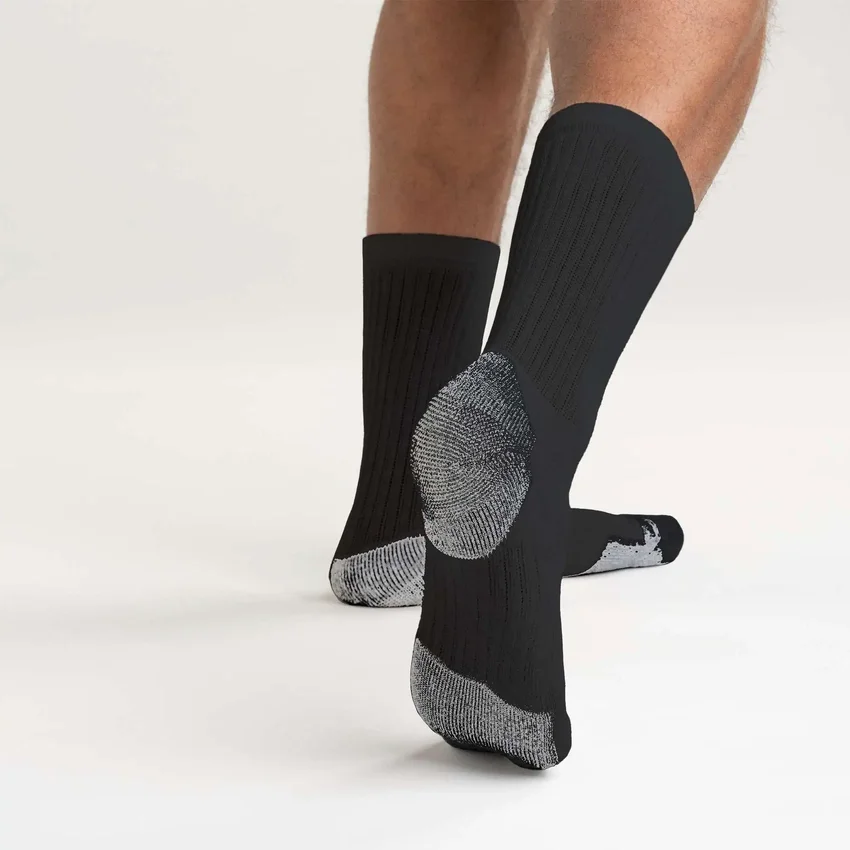 Pack de 3 pares de calcetines cortos de mezcla de algodón de grosor medio
