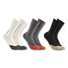 Pack de 3 pares de calcetines de caña media para mujer de algodón y Tencel™ con logotipo