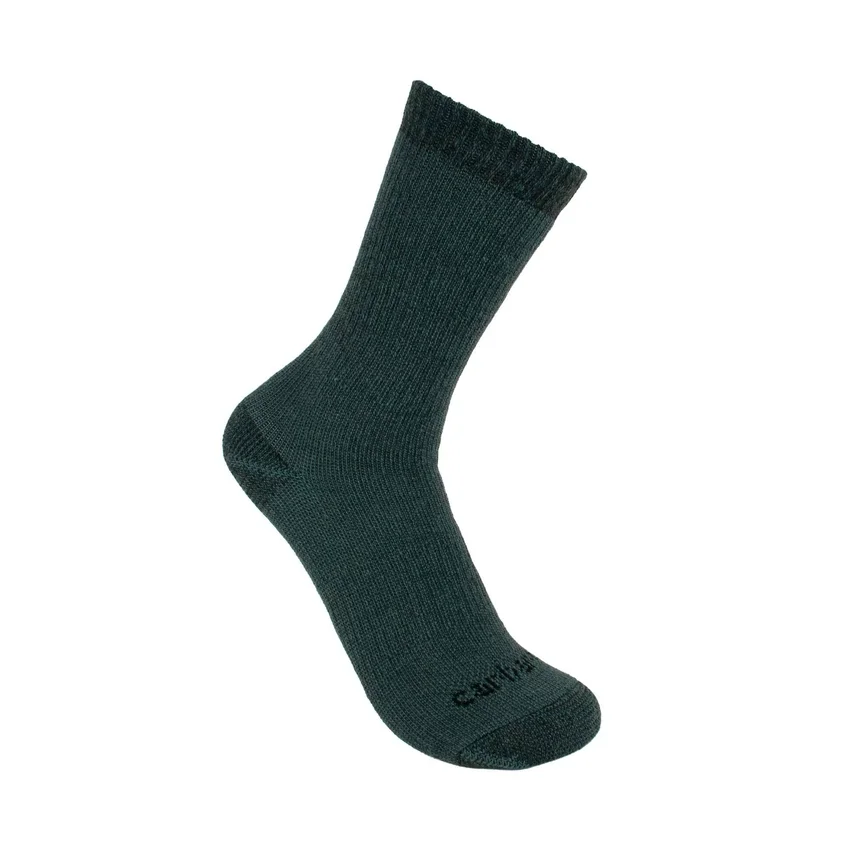 Pack de 4 pares de calcetines de caña media para mujer, de mezcla de lana sintética de gran grosor