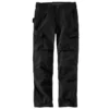 Pantalones cargo de corte recto holgado con doble refuerzo en las rodillas - Pantalones de trabajo