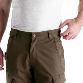 Pantalones cargo de corte recto holgado con doble refuerzo en las rodillas – Pantalones de trabajo