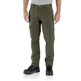Pantalones cargo de corte recto holgado con forro ripstop - Pantalones de trabajo