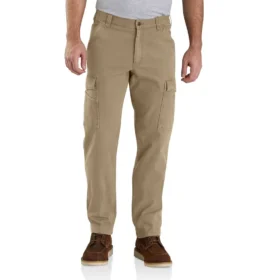 Pantalones cargo de lona Rigby, corte recto holgado - Pantalones de trabajo