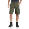 Pantalones cortos cargo de corte holgado de 11" con tejido ripstop - Pantalones cortos de trabajo