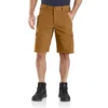 Pantalones cortos cargo de corte holgado de 11" con tejido ripstop - Pantalones cortos de trabajo
