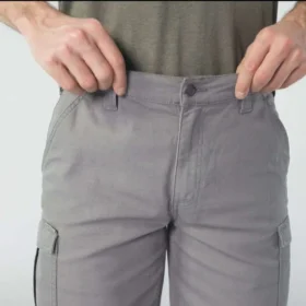 Pantalones cortos cargo de lona Rigby de 9″ con corte holgado – Pantalones cortos de trabajo