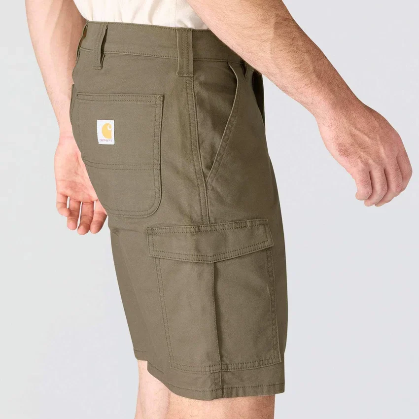 Pantalones cortos cargo de lona Rigby de 9" con corte holgado - Pantalones cortos de trabajo