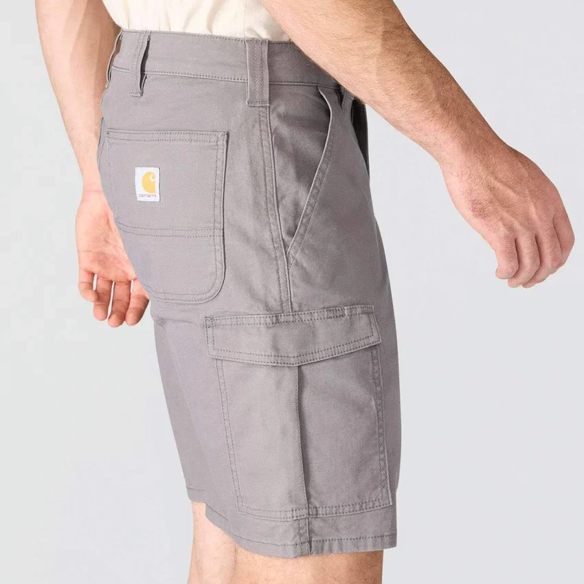 Pantalones cortos cargo de lona Rigby de 9" con corte holgado - Pantalones cortos de trabajo
