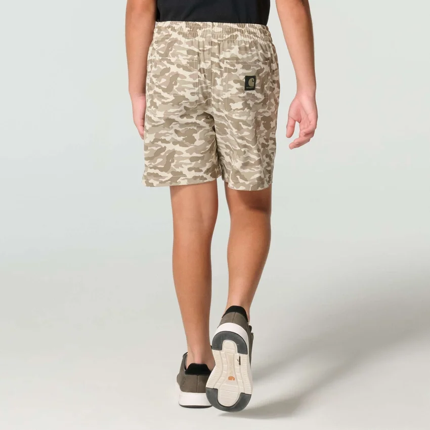 Pantalones cortos de camuflaje Ripstop Rugged Flex™ con cintura elástica para niño (niño)