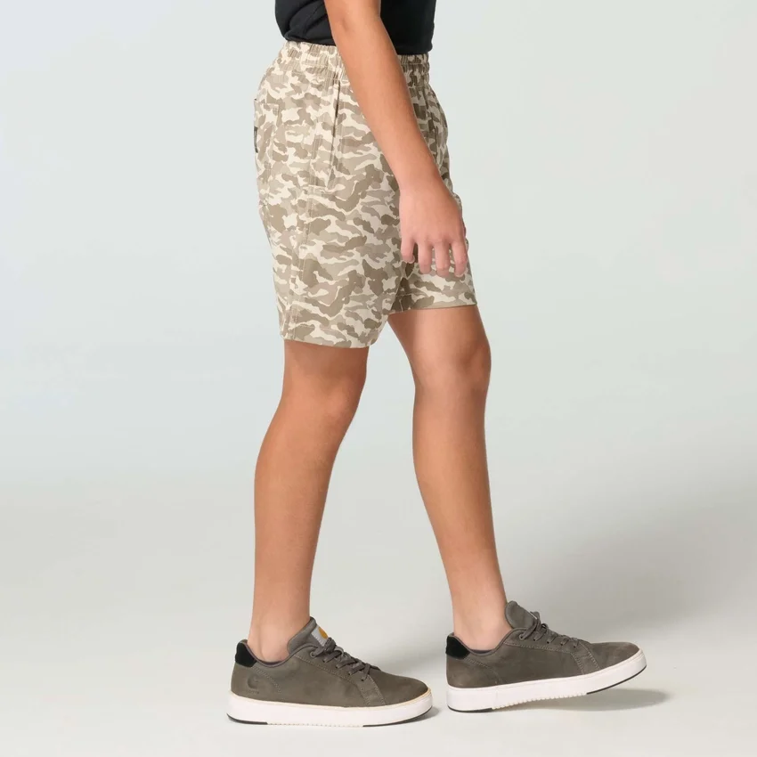 Pantalones cortos de camuflaje Ripstop Rugged Flex™ con cintura elástica para niño (niño)