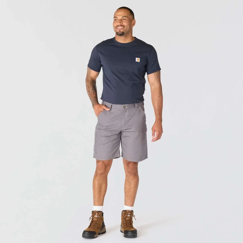 Pantalones cortos de lona Stateline de corte holgado, 9" - Pantalones cortos de trabajo