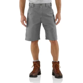 Pantalones cortos de trabajo de lona de algodón de corte holgado para hombre carhartt B147