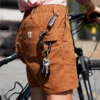 Pantalones cortos de trabajo de lona elástica Ashland para mujer