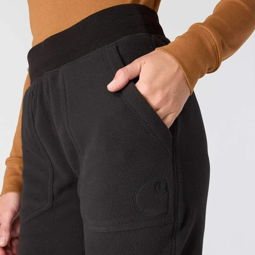 Pantalones de chándal de forro polar Force de corte holgado para mujer