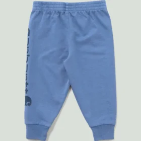 Pantalones de chándal para niño con cintura elástica, diseño renovado y logotipo teñido en la prenda (bebés/niños pequeños)