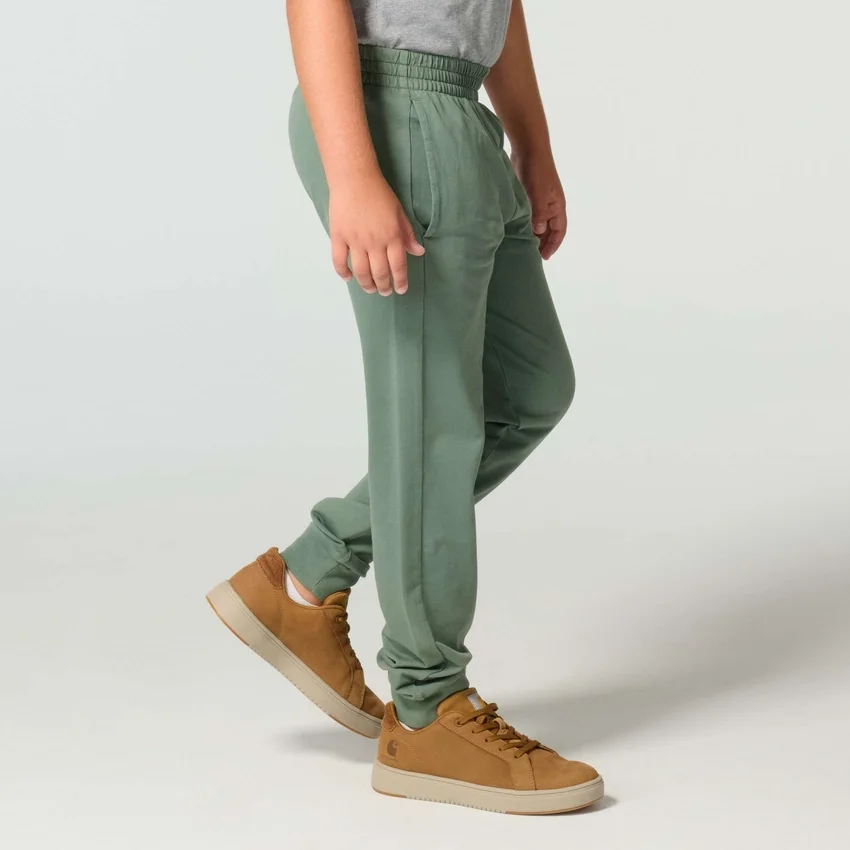 Pantalones de chándal para niño con logotipo teñido en prenda y diseño renovado (niño)