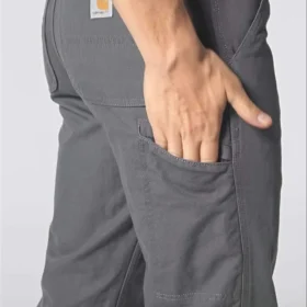 Pantalones de lona con forro Rigby de corte recto y holgado – Pantalones de trabajo