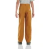 Pantalones de lona con peto para niño, forrados de franela (niños/jóvenes)