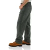 Pantalones de lona para hombre Fr de corte holgado y pierna recta - Pantalones ignífugos