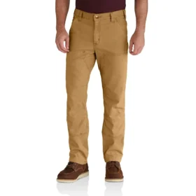 Pantalones de lona Rigby de corte recto holgado con doble refuerzo en las rodillas - Pantalones de trabajo